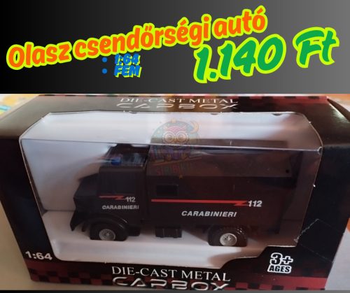 Játék olasz csendőrségi furgon 1:64